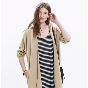 Madewell drapery open jacket small linen